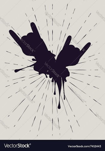 Grunge Hand with Gestures4 vector image