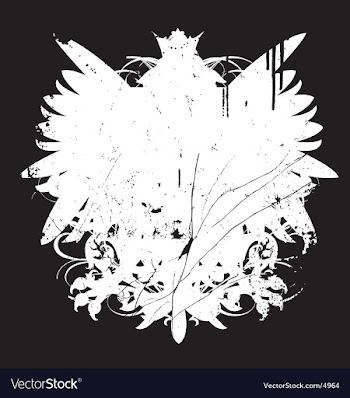 Grunge heraldry shape vector image