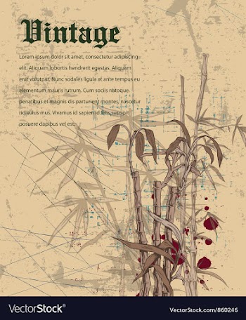 Grunge japanese background vector image