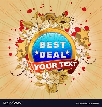 Grunge label vector image