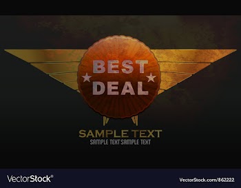 Grunge label vector image