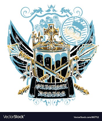 Grunge label vector image