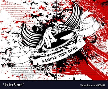 Grunge music poster vector image