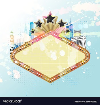 Grunge neon sign vector image