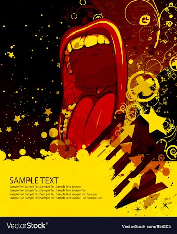 Grunge poster vector image