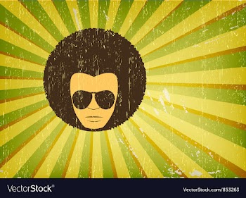 Grunge rays background vector image