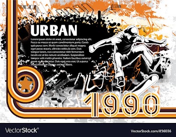 Grunge retro background vector image