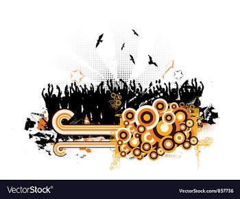 Grunge retro background vector image