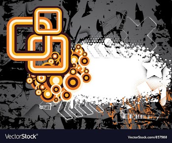 Grunge retro background vector image