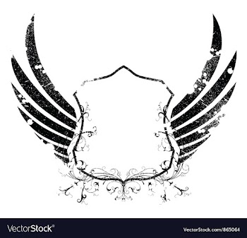 Grunge retro emblem with shield vector image