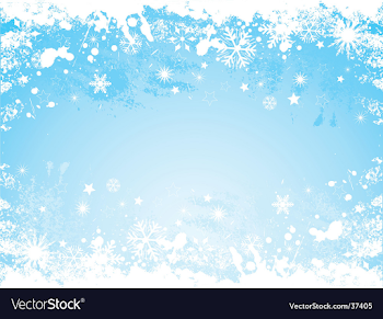 Grunge snowflake border Royalty Free Vector Image