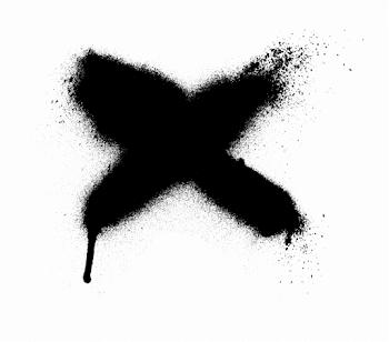 Grunge Spray - Spray Paint X Vector Free PNG Images & Clipart ...