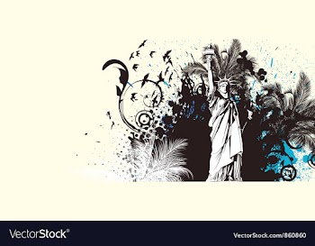 Grunge summer background vector image