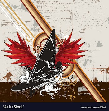 Grunge summer background vector image