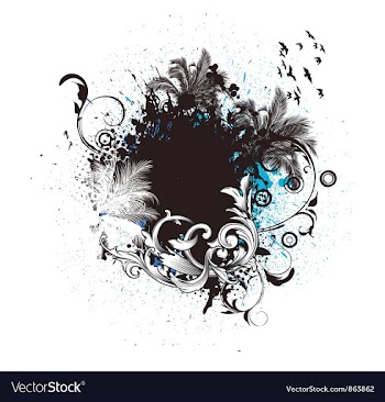 Grunge summer background vector image