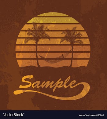  					Grunge summer vector image														