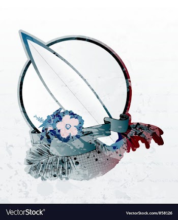 Grunge summer vector image
