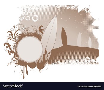 Grunge summer vector image