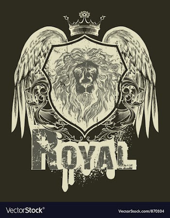 Grunge t-shirt design with shield vector image
