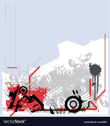 Grunge tech vector image