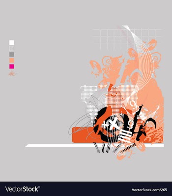 Grunge tech vector image