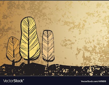 Grunge tree vector image