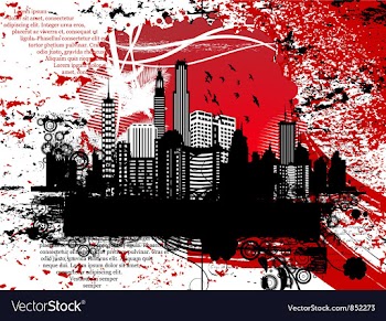 Grunge urban background vector image