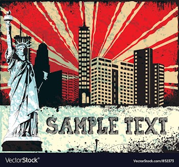 Grunge urban background vector image