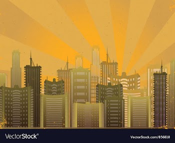 Grunge urban background vector image