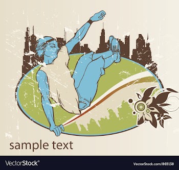 Grunge urban background vector image