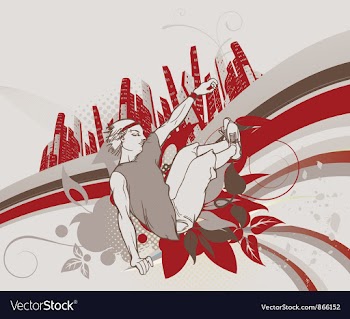 Grunge urban background vector image