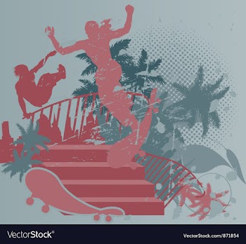 Grunge urban background vector image