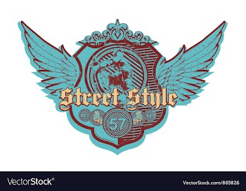 Grunge urban label vector image