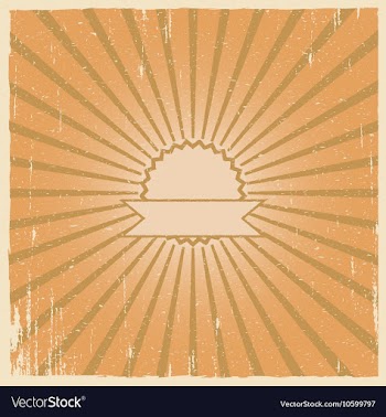 Grunge vintage background Retro burst vector image