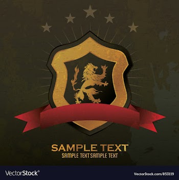 Grunge vintage emblem vector image