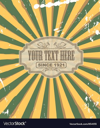 Grunge vintage label vector image