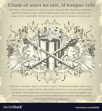 Grunge vintage poster vector image