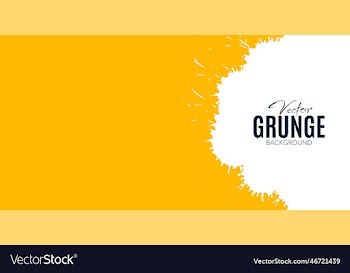 grunge yellow background with ink splatter effect