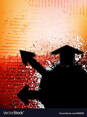 Grungy background vector image