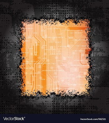 Grungy background vector image