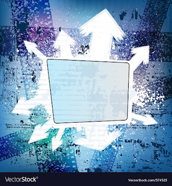 Grungy banner vector image