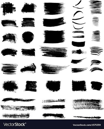 Grungy shapes vector image