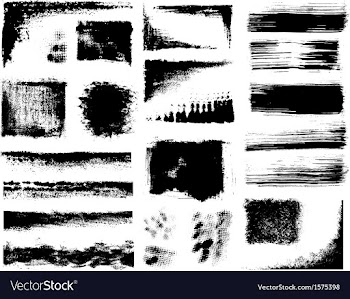 Grungy shapes vector image