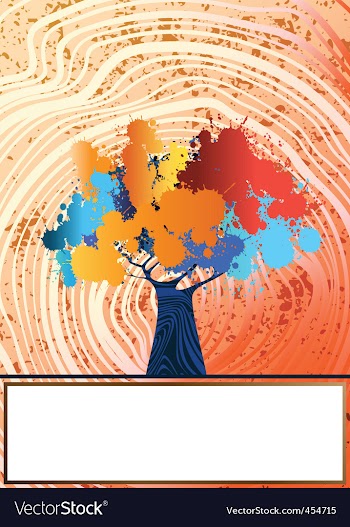 Grungy tree vector image