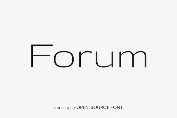 Gruppo open source font by Vernon | Free Font Add-on - rawpixel