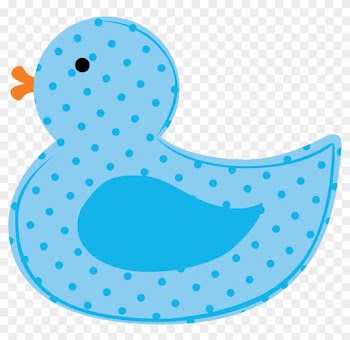 Grávida E Bebê - Baby Boy Rubber Duck Clipart