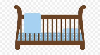 Grávida E Bebê - Baby Crib Clip Art