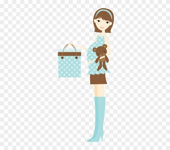 Grávida E Bebê - Baby Shower Clip Art