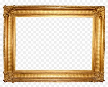 > Frame Wallpapers - Golden Picture Frame Png