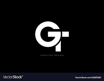 gt letter branding creative logo design